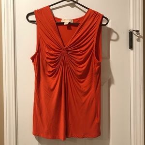 Micheal Kors Orange Blouse | Size Large